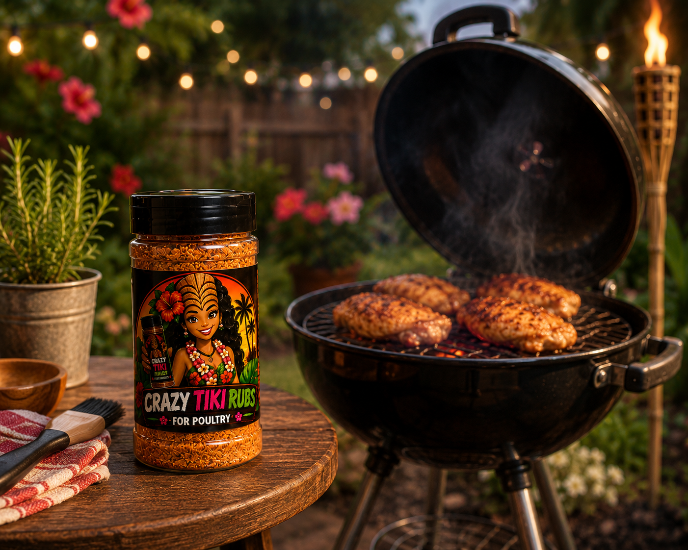 Crazy Tiki Rubs for poultry