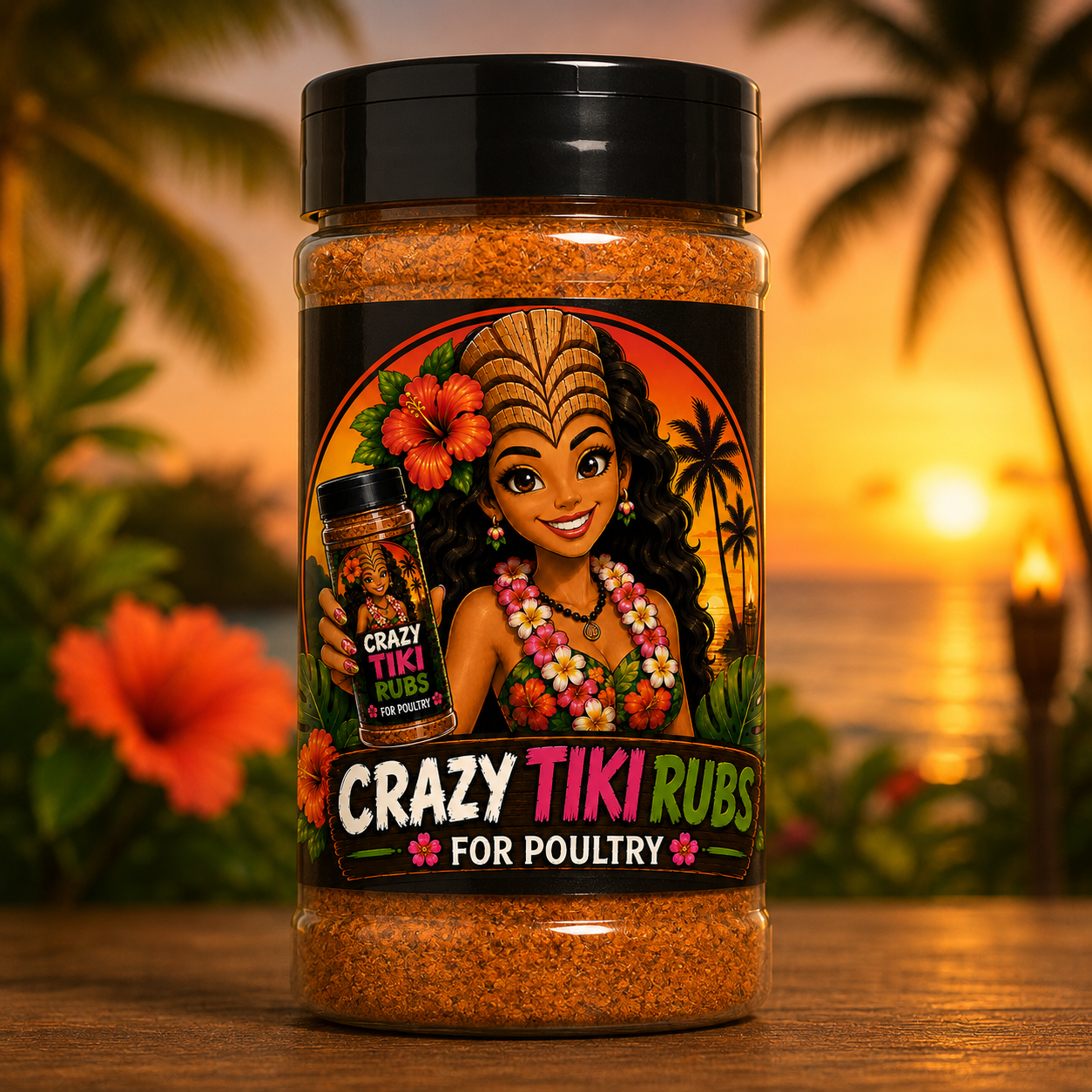Crazy Tiki Rubs for poultry